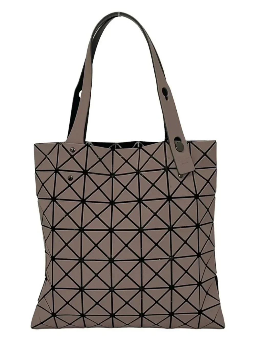 BAOBAO ISSEYMIYAKE Prism Matte BB13-AG507 Pink Beige PVC Polyester Tote Bag